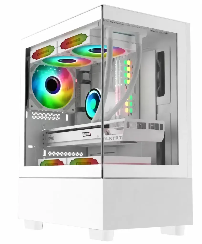 Lovingcool  LC-99s  white  Tempered Glass  Case Full Tower Micro ATX ITX