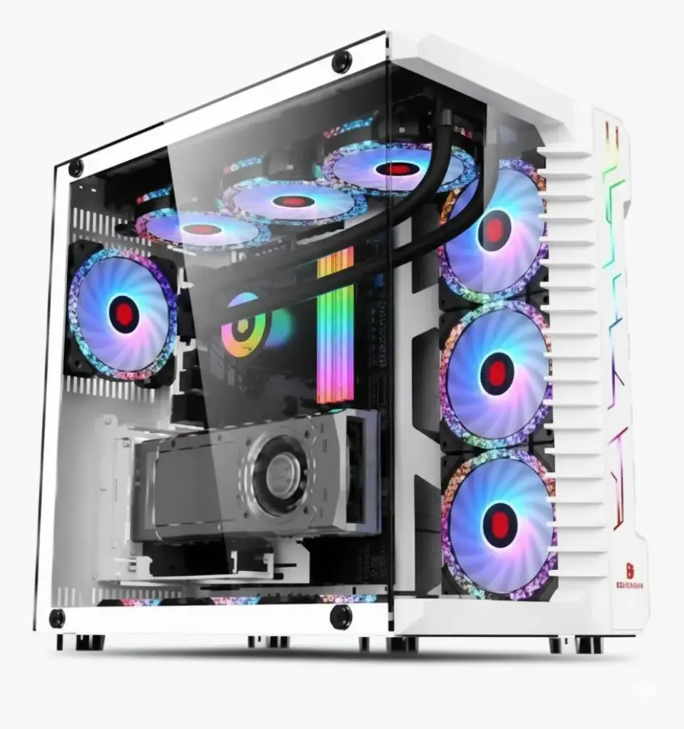 Lovingcool Case UFOIII  White Gaming PC Components Cases&Tower