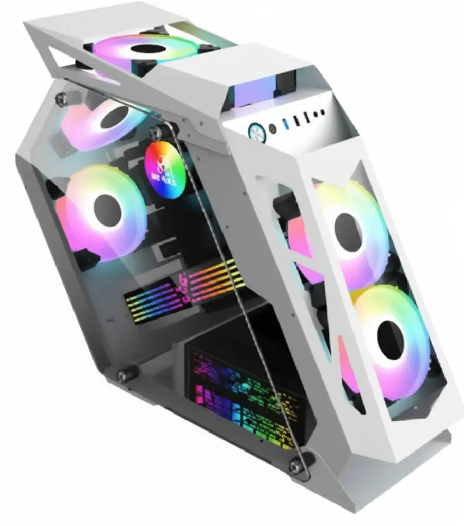 Lovingcool RGB lc-68s+white  Case Middle Tower MATX ITX
