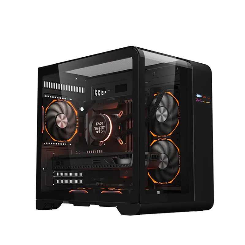 [NQ1468] Lovingcool RGB lc-WTPLUS BLACK MATX ITX