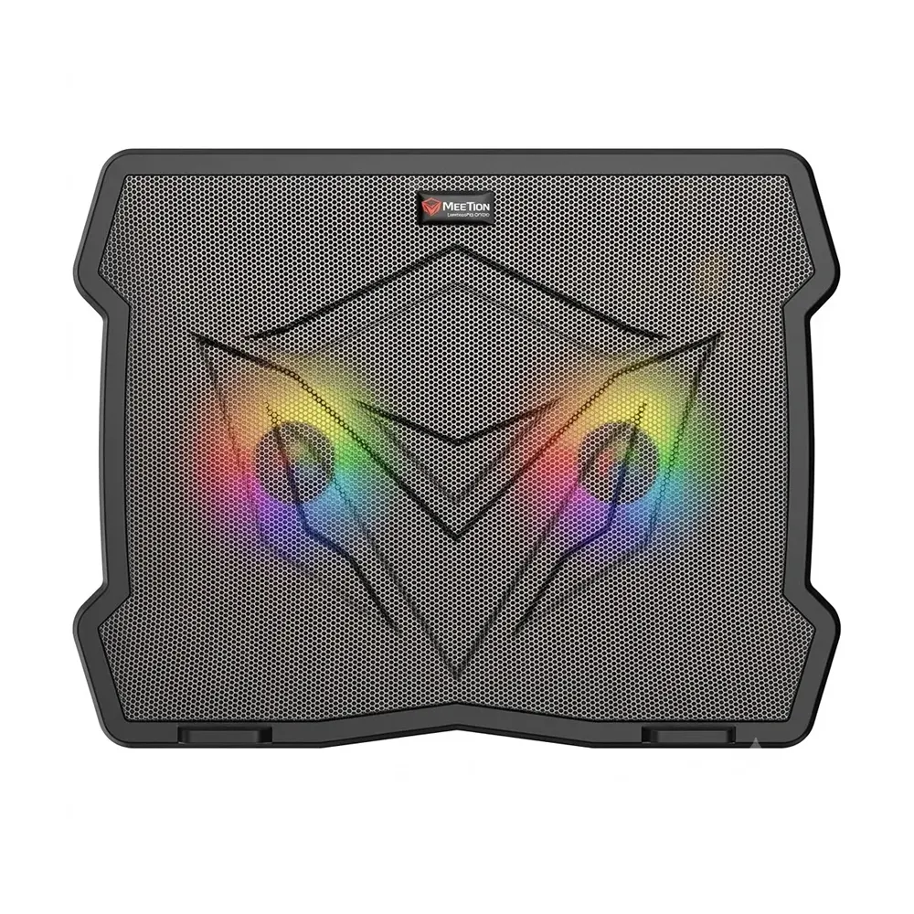 MEETION CP2020 Cooler Pad – Quiet Adjustable RGِB