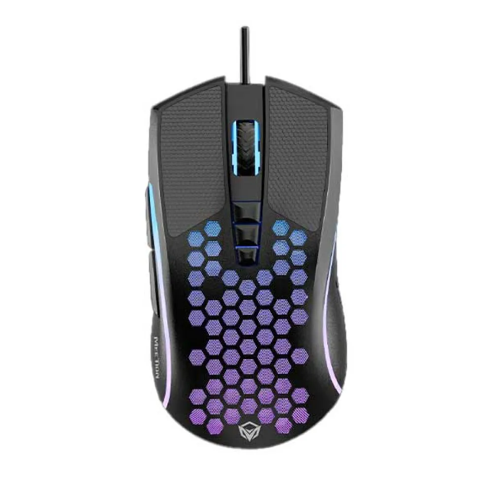Meetion GM015 Gaming Mouse, Optical, RGB, Wired, USB