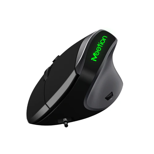 Meetion MT-M390 Wired Ergonomic LED Vertical Optical Mouse