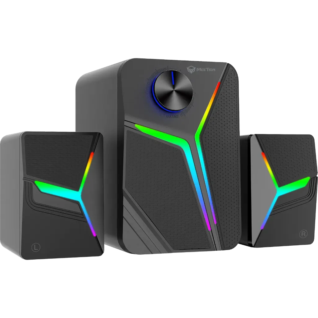 Meetion Pro 2.1 Gaming Desktop Speakers SP2111 RGBA