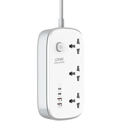 LDNIO SC3416 Universal Socket 3250W Power Strip with 2M Cord