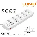 LDNIO SC4408 Defender Series 2500W 4 Sockets with Independent Switch 3.4A 4 USB