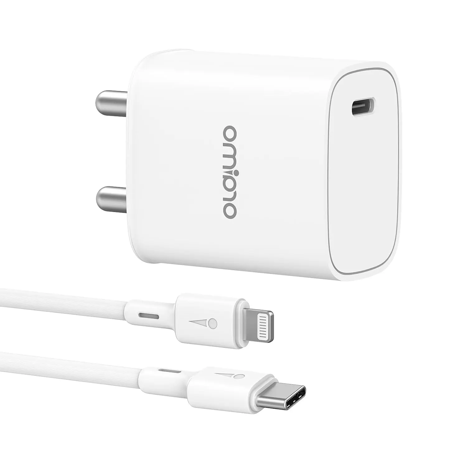 [NQ1842] ORAIMO POWER CUBE 20W WITH C TO C CABLE WHITE