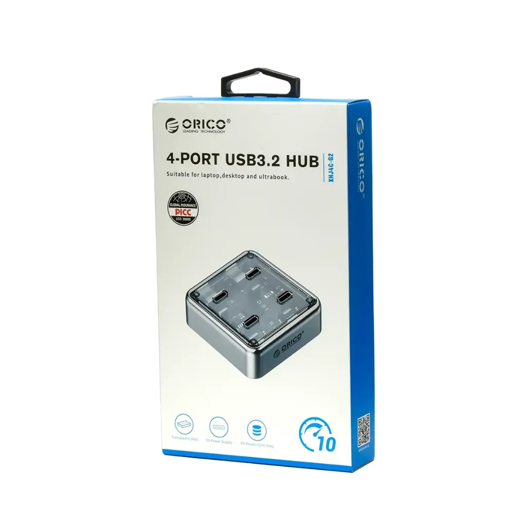 ORICO 4-Port Compact Zinc Alloy Hub