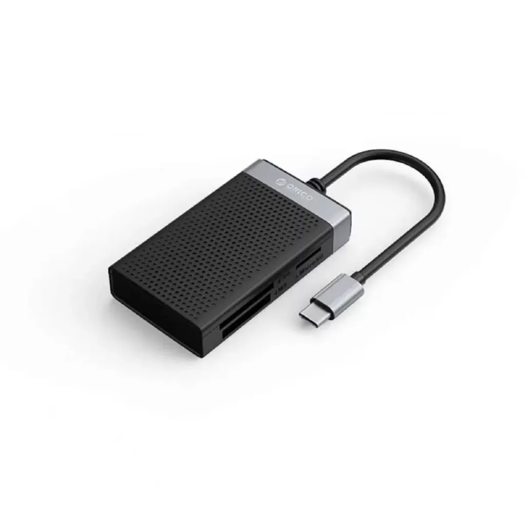 Orico 4-in-1 USB C Card Reader – Black