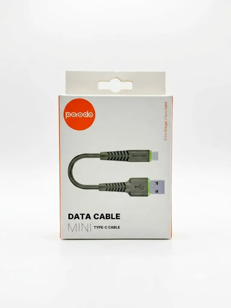 PORODO BRAIDED METALLIC CABLE 2.4A