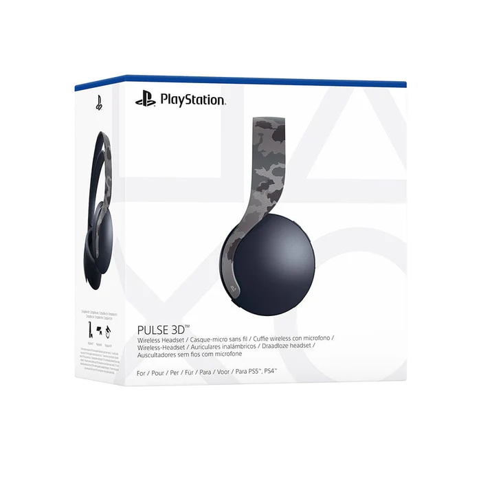 PULSE 3D wireless headset(Grey Camouflage)  ( used )