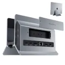 PULWTOP BD216A Vertical Dock Stand With M.2 NVMe SSD Case