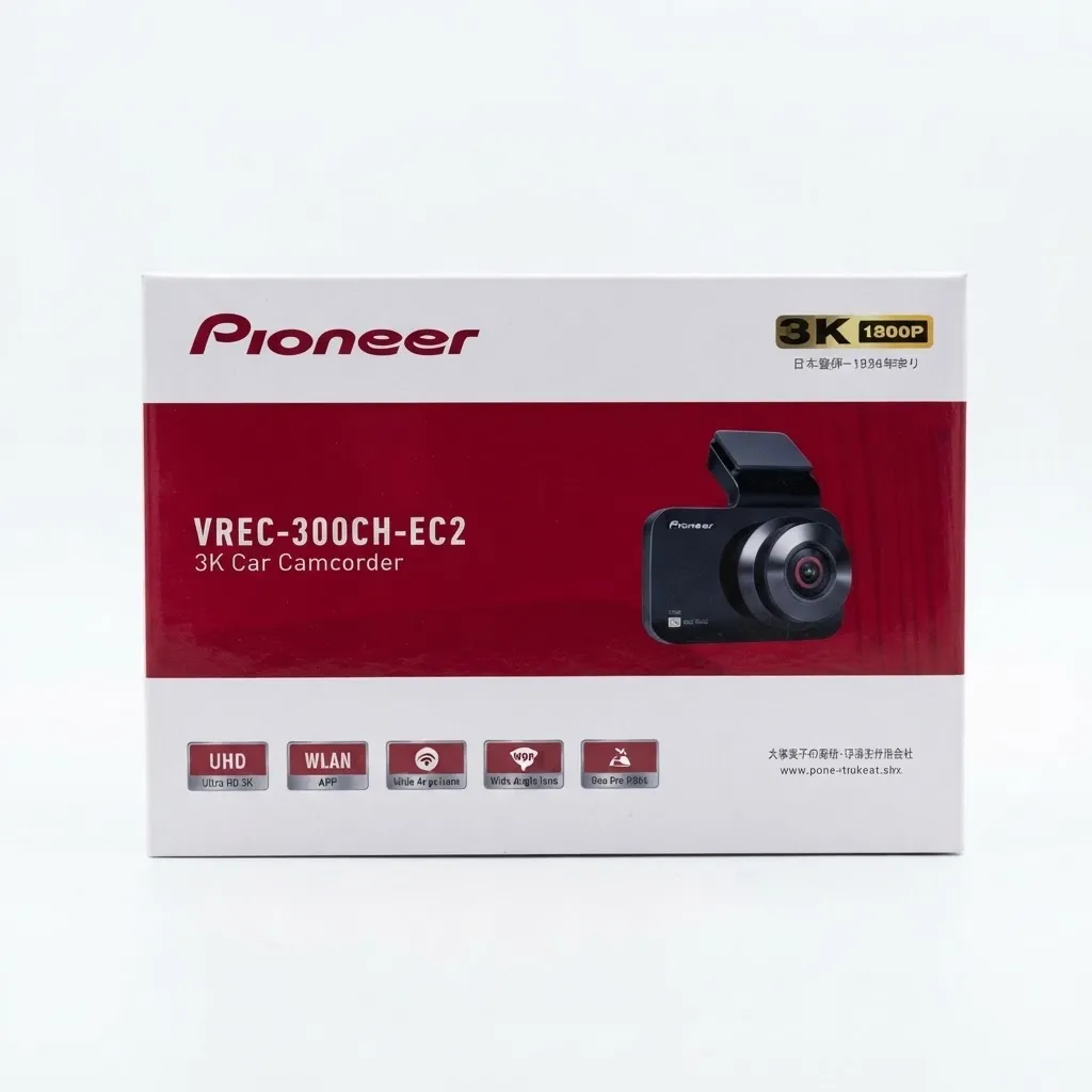 [NQ601] Pioneer VREC‑300CH EC2 Dash Camera 3K HDR (داش كام)