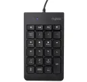 RAPOO K10 Wired Numeric NumberPad Keyboard - Spill Resistant Design, Laser Carved Keycap, Spill