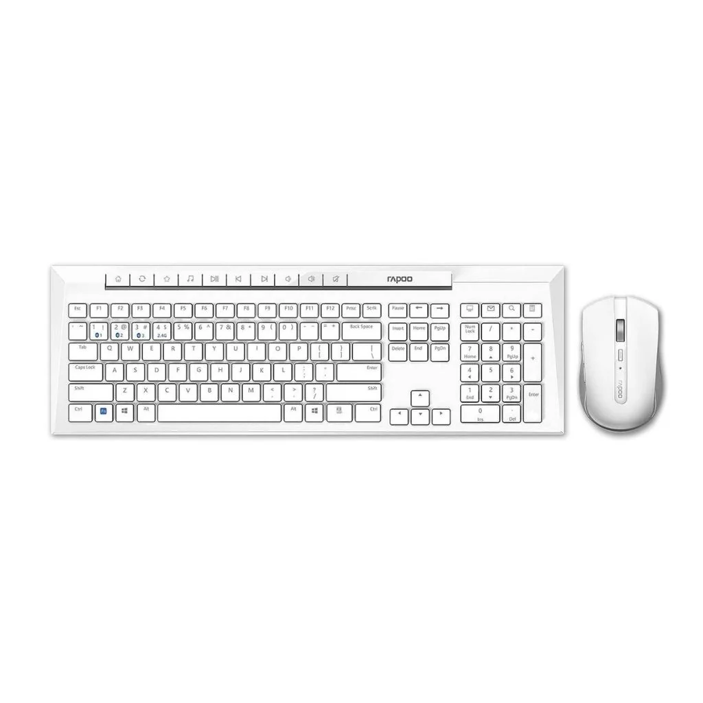Rapoo 8210M Multi-Mode BT Wireless Keyboard & Mouse Combo