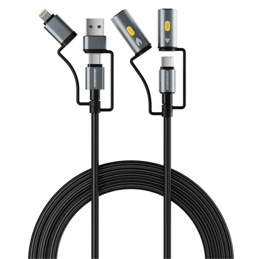 ROCKROSE 6 in 1 100W Charging Cable 1M