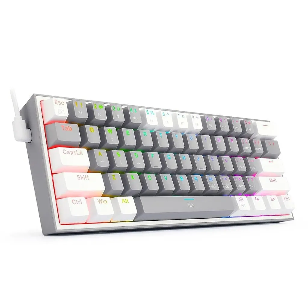 Redragon Fizz RGB Wired %60 Mechanical Gaming Keyboard k617 (USED) مستعمل