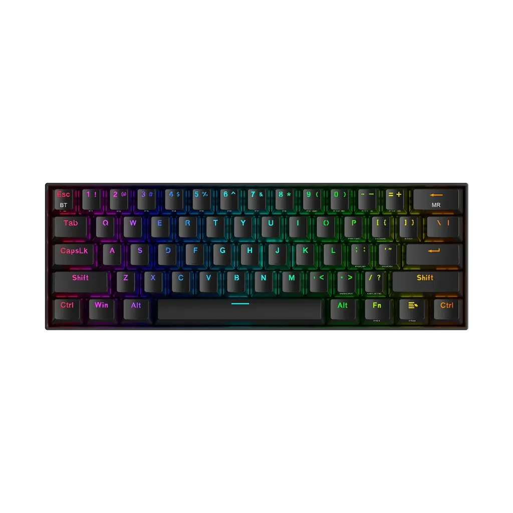 Redragon K530 Pro Draconic 60% Mechanical, Wireless TKL, Brown Switches Gaming Keyboard Bluetooth
