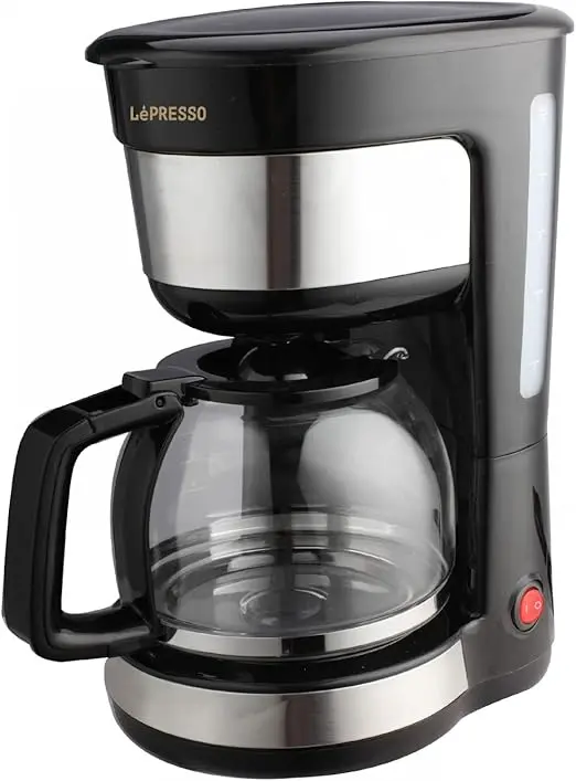 Lepresso Drip Coffee Maker With Glass Carafe