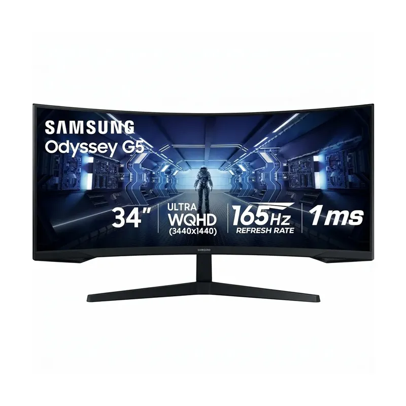 SAMSUNG  Odyssey G5 LC34G55TWWNXZA Ultra-Wide Gaming Monitor 34" 165Hz 1ms,VA