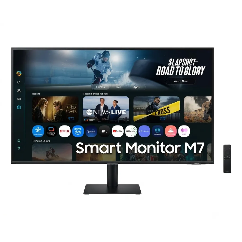 Samsung Smart Monitor M7 M70F -43” 4K | USB-C | Smart TV Apps | Samsung Vision AI