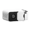 T5 Mini Projector, Heat Dissipation Portable White Home Theater Projector 1080P