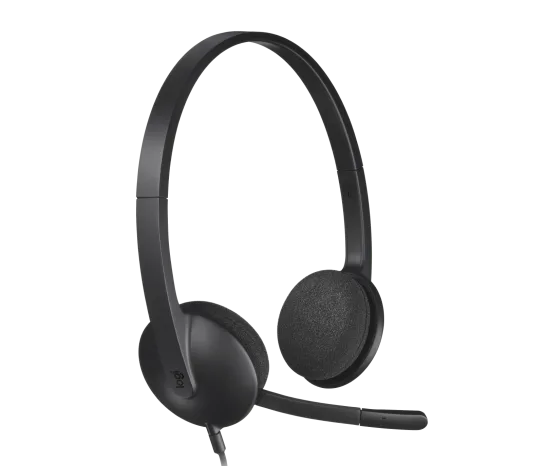 LOGITECH H340 USB PC HEADSET WITH NOISE-CANCELLING MIC