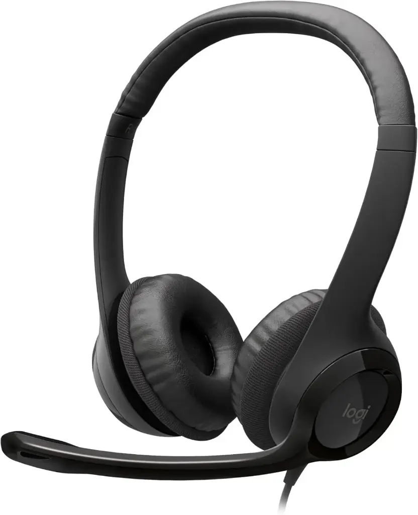 Logitech H390 Wired USB Computer Headset With Noise Cancelling Mic