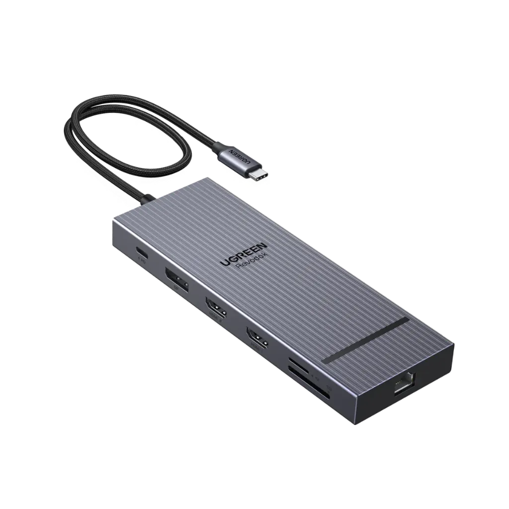 UGREEN 12 in 1 Triple 4K Docking Station with 2 HDMI 100W 1000MBPS 120HZ