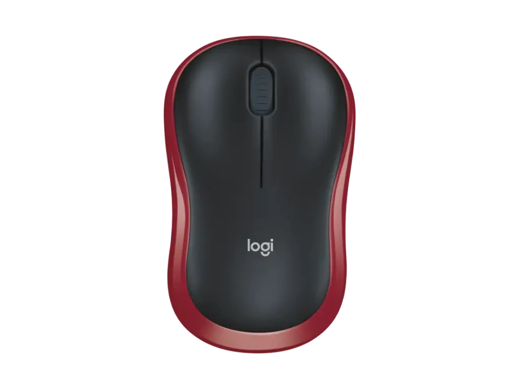 LOGITECH M186 WIRELESS MOUSE RED