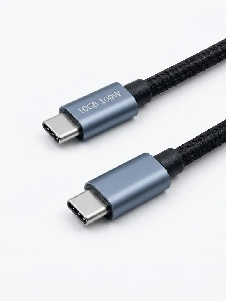 USB 3.2  USBC TO USB C CABLE 100W 10GB 4K 60HZ 0.3M