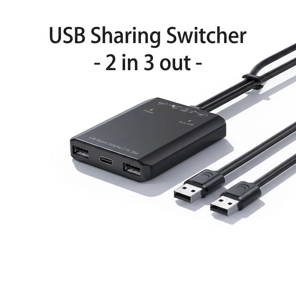 USB SHARING SWITCHER 2 IN 3 OUT OT016