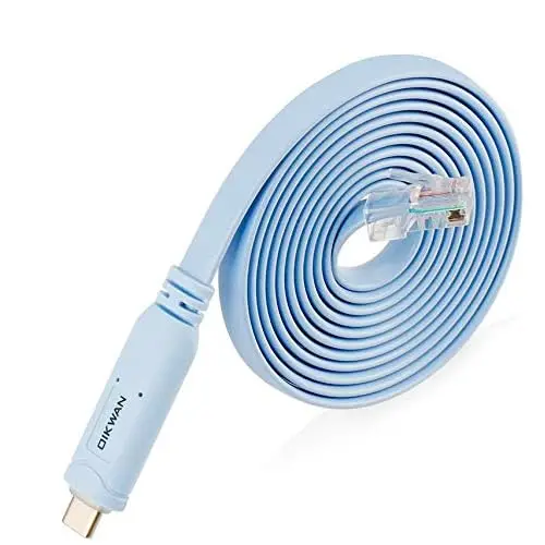USB-C Cisco Console Cable,OIKWAN 6ft USB Type C to RJ45 Serial Adapter