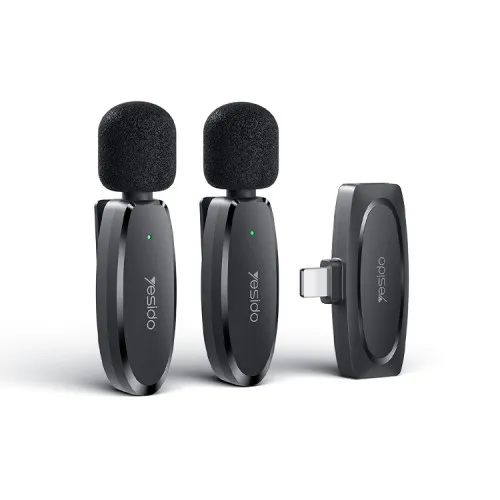 YESIDO KR14 Portable Wireless Transmission 360 Pickup Voice IP Transmit Port 2 Wireless MEMS Microphone