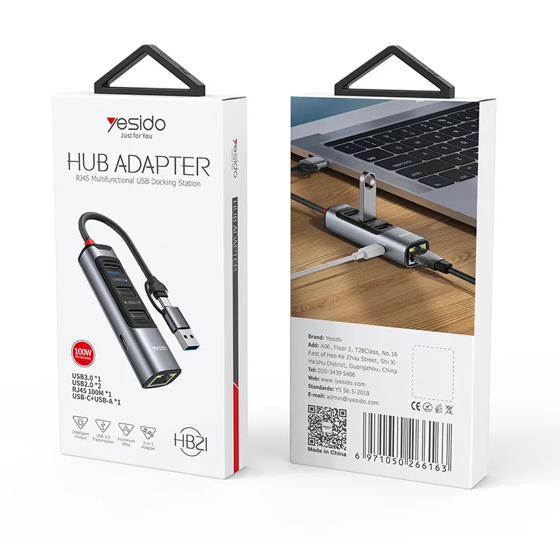 Yesido  HB21 Hub USB / USB-C