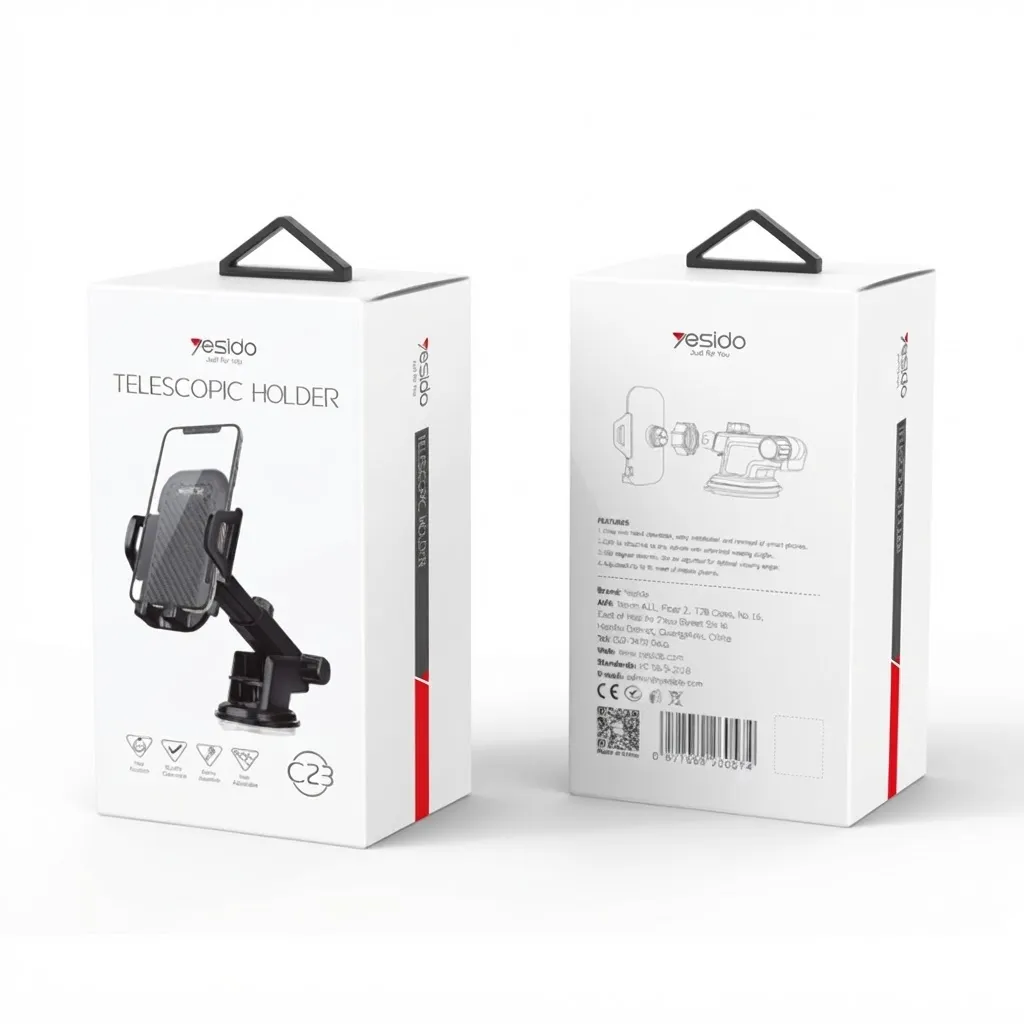 Yesido C23 Telescopic Car Holder ستاند سيارة