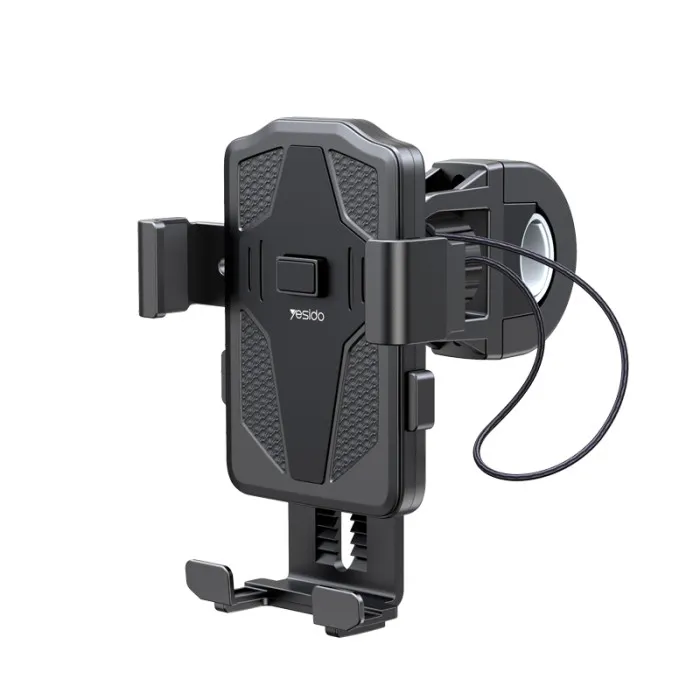 Yesido C94 Easily Using Adjustable Mount Cellphone Holder For Bicycle Silicon Tape Bike Mobile Phone Holder ستاند بايسكل