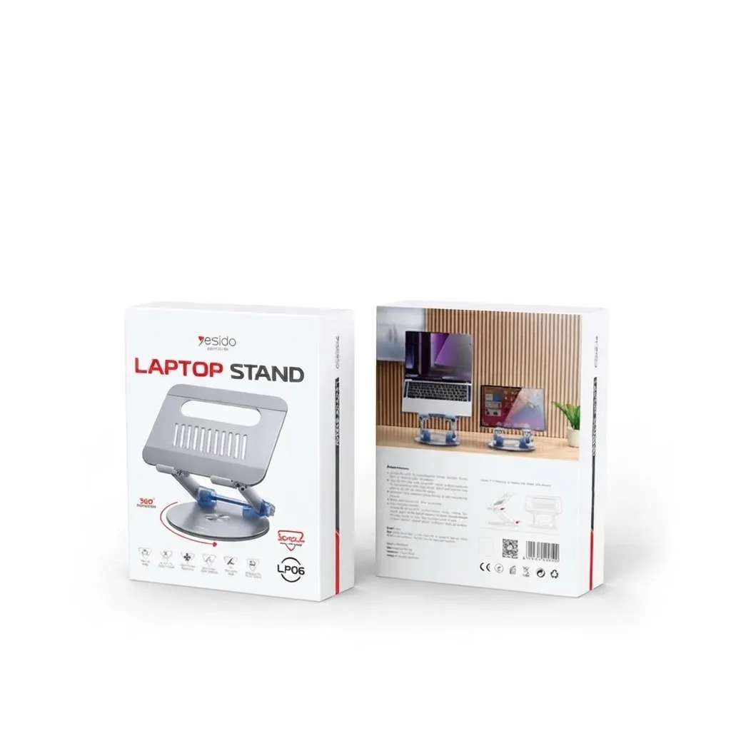 [NQ2706] Yesido LP06 Foldable Laptop Swivel Stand