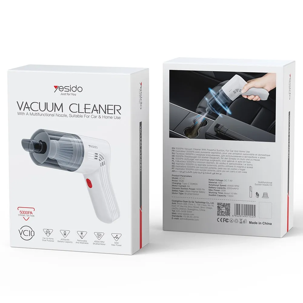 Yesido VC10 Handheld Vacuum Cleaner