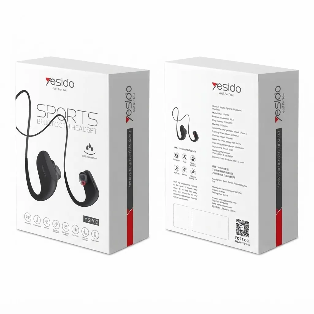 Yesido YSP02 Stereo Wireless Noise Cancelling Earphones with Microphone