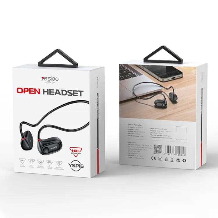 [NQ2727] Yesido YSP16 Bone Conduction Bluetooth Wireless Neckband Earphone