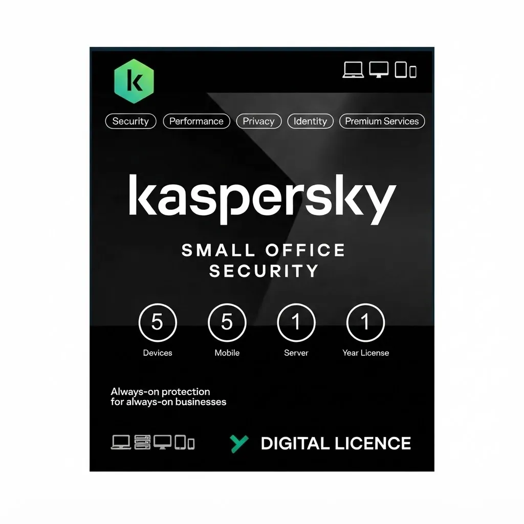 kaspersky small office Security 1Year 5 Devices
