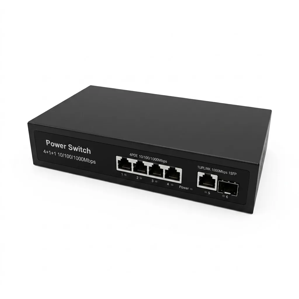 switch poe 4p gb 1u 1f 65W