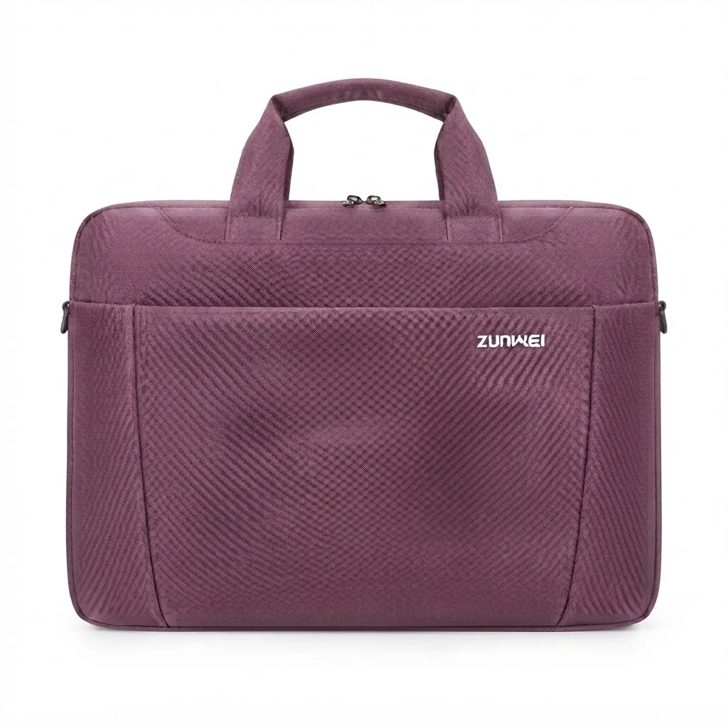 ZUNWEI Laptop Handbag 1019 حقيبة يد (PURPLE)