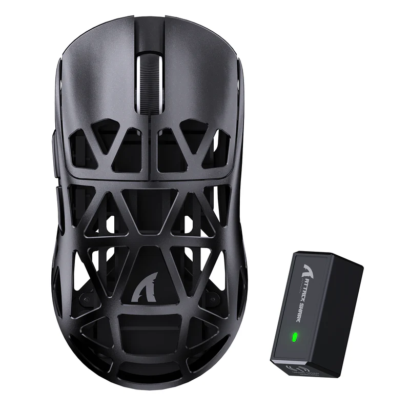 ATTACK SHARK R2 Magnesium Alloy PAW3950 Gaming Mouse 8K Bluetooth