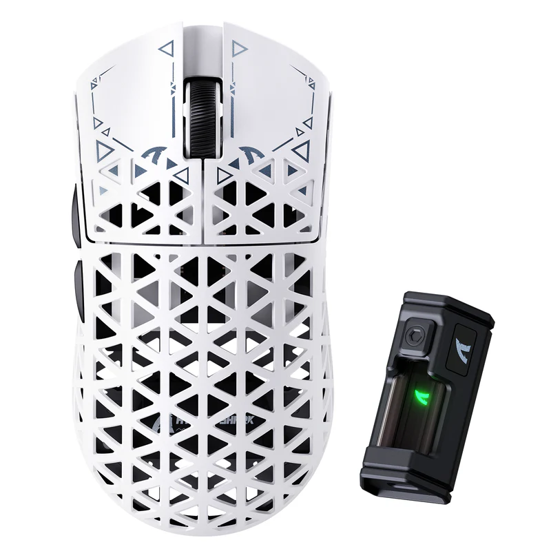 ATTACK SHARK R5 Ultra Carbon Fiber Wireless 8K PAW3950MAX Gaming Mouse (white)