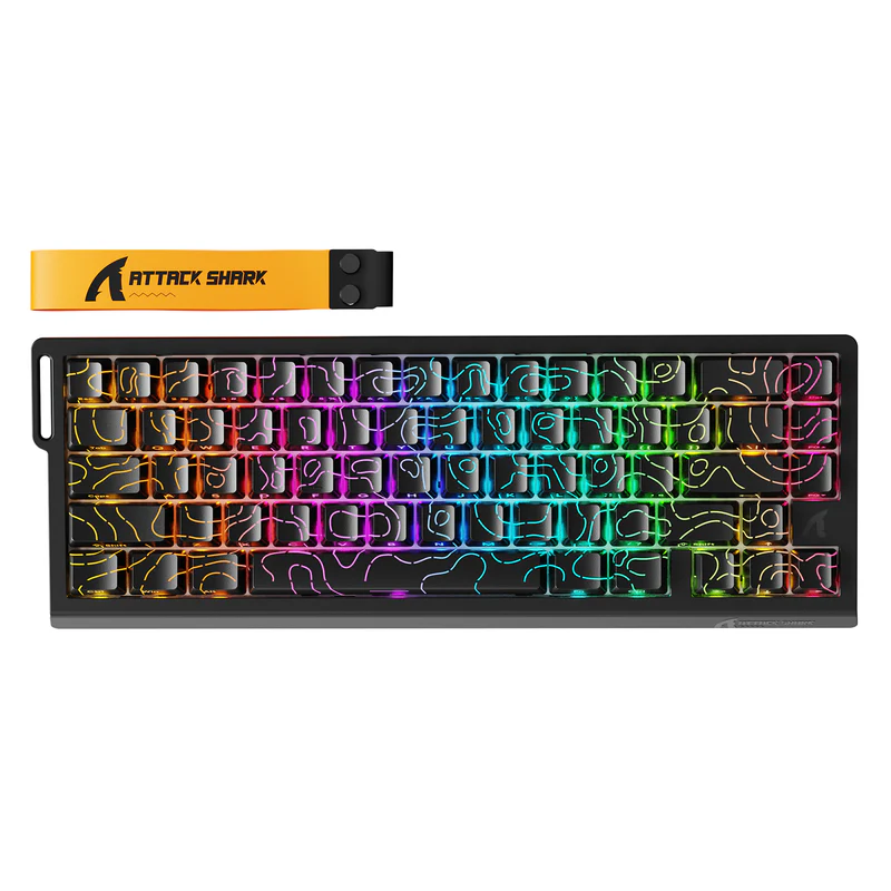 ATTACK SHARK X68 PRO HE  Wireless Magnetic Keyboard Bluetooth