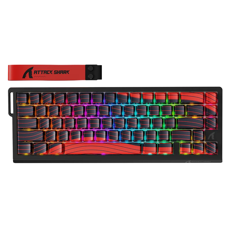 ATTACK SHARK X68 PRO HE  Wireless Magnetic Keyboard Bluetooth