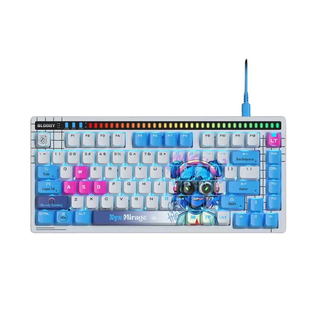 Bloody AT75 Alpha Optical Switch Mechanical Keyboard