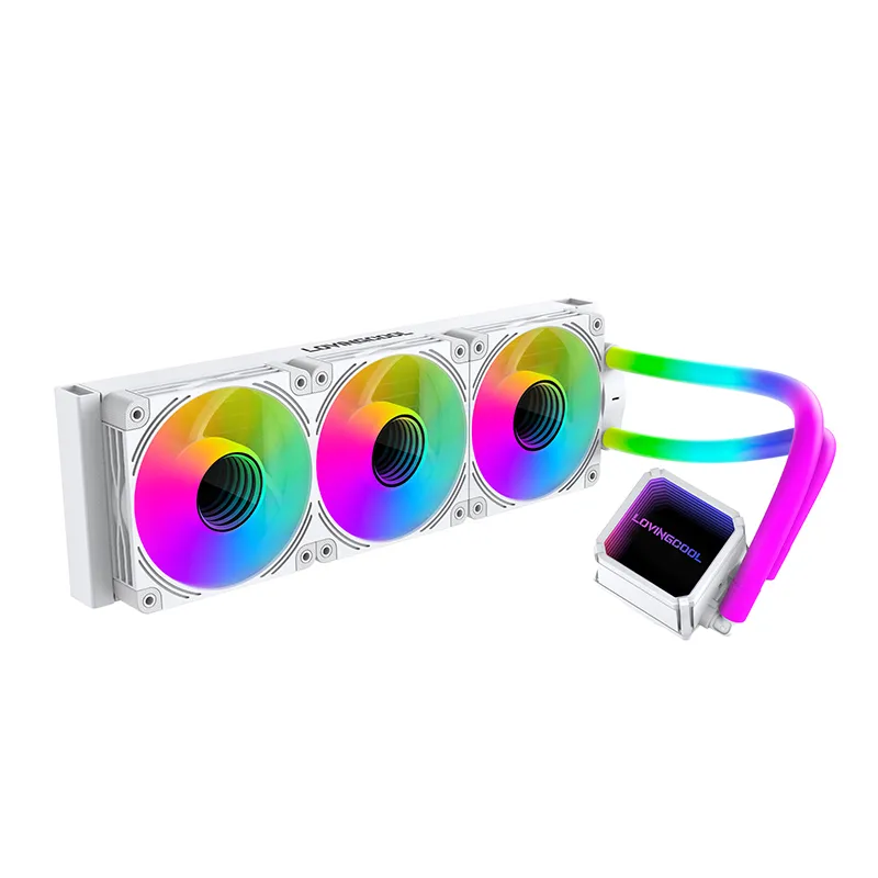 LOVINGCOOL LC-360-I 360mm RGB AIO Liquid Cooler (white)